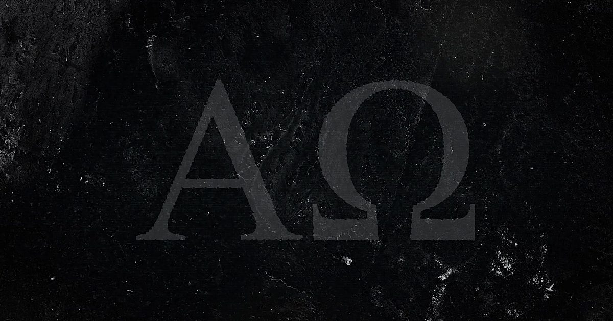 Alpha And Omega Alphaomega Symbol | Motion Video Background