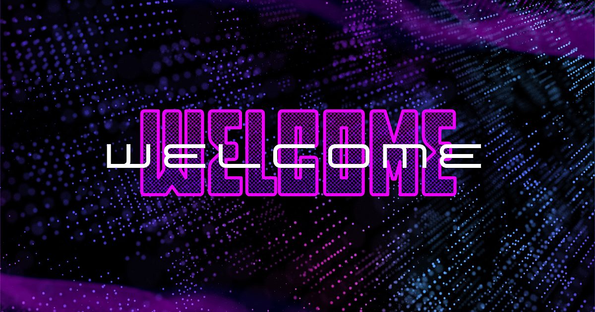 Welcome Motion Loop Digital Mesh Welcome Motion | Motion Video Background