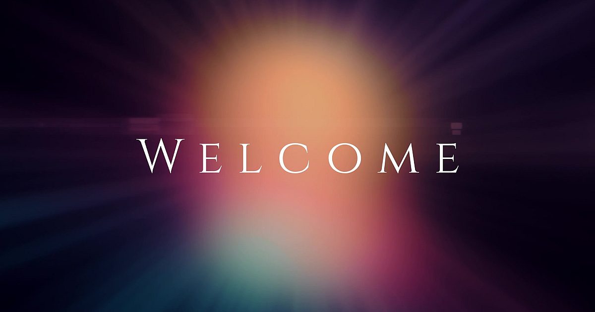 Backlighting Welcome Easter Light Welcome | Motion Video Background