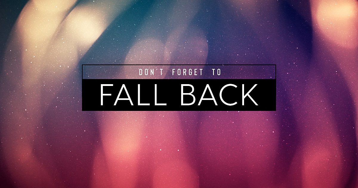 Fall Simple Back Fall Flares Fall Back | Motion Video Background