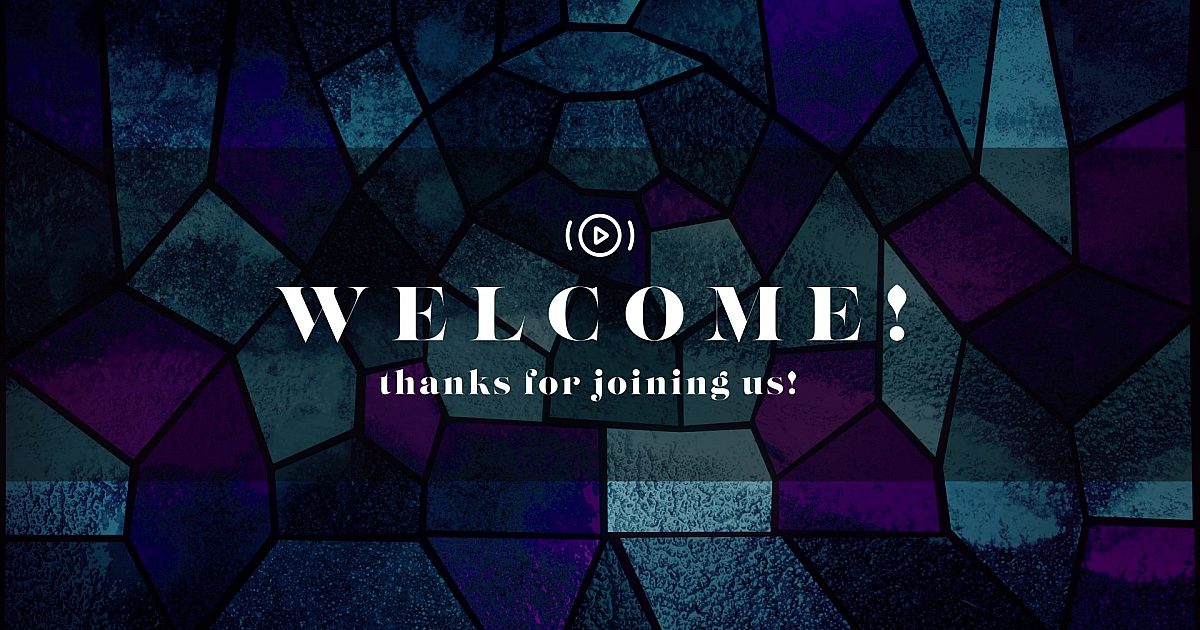 Iconic Glass Welcome Stream | Motion Video Background