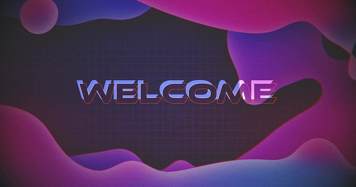 Welcome Motion Loop Lava Lamp Welcome | Motion Video Background