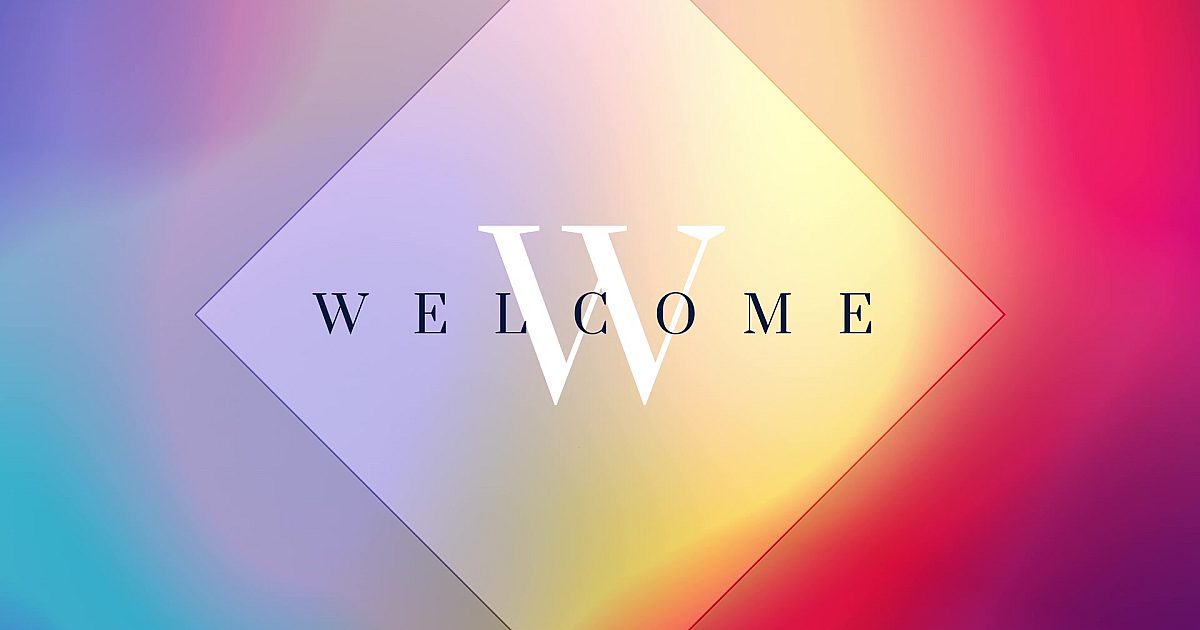Welcome Motion Loop Light Flow Welcome | Motion Video Background