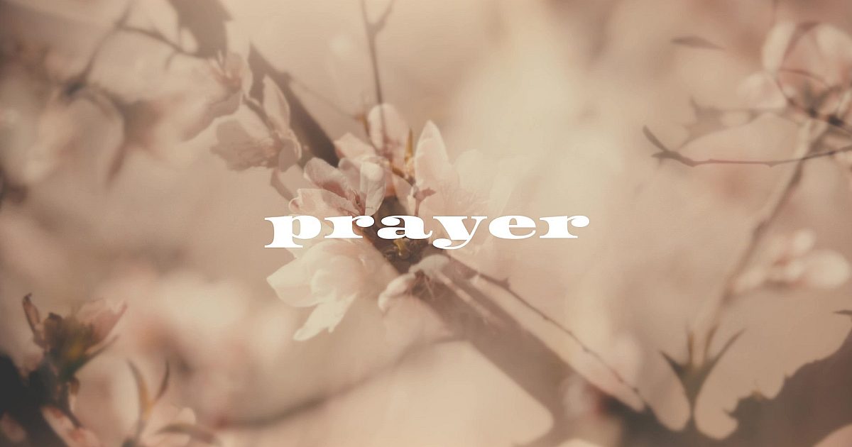 Praying Motion Muted Spring Prayer | Motion Video Background