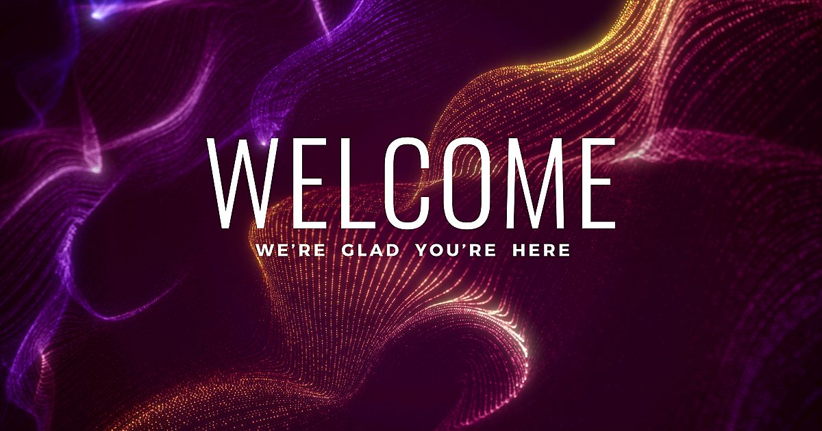 Welcome Motion Loop Wave Lines Welcome | Motion Video Background