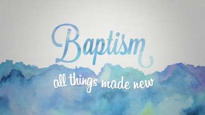 Spring Watercolor Baptism