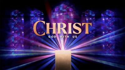 Advent Stained Glass Christ