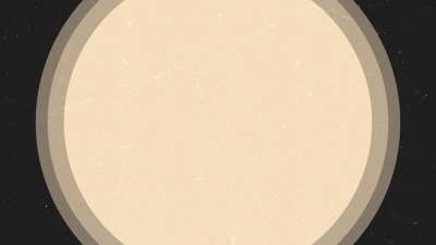 Modern Advent Circles White