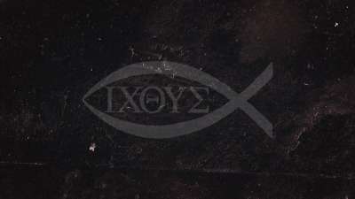 Alpha And Omega Fish Symbol