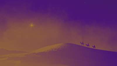 Amber Christmas Wisemen