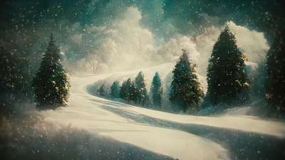 Another Winter Journey Snow Bank