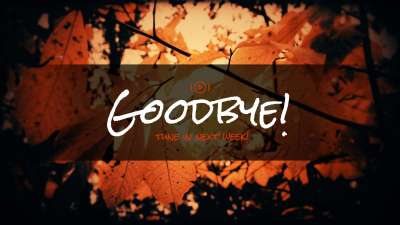 Autumn Fire Exit Stream