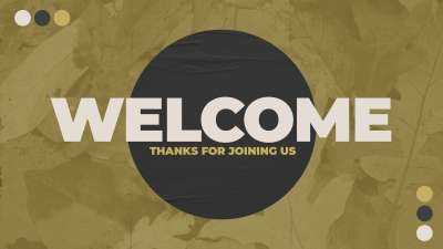 Autumn Tones Welcome