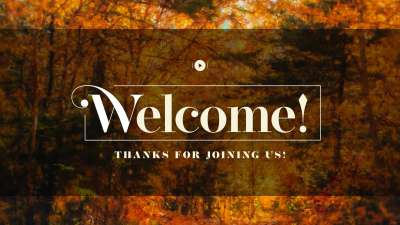 Autumn Vibes Welcome Stream
