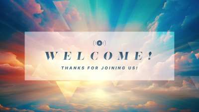 Beautiful Day Welcome Stream