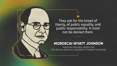 Black History Month Inspiration Mordecai Wyatt Johnson