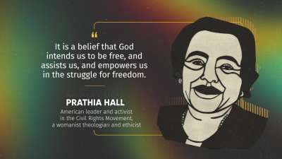 Black History Month Inspiration Prathia Hall