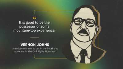 Black History Month Inspiration Vernon Johns