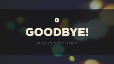 Blissful Bokeh Exit Stream