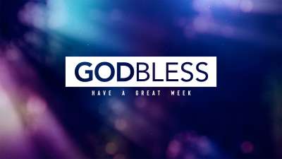 Bokeh Glow God Bless