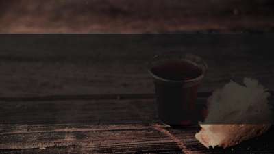 Bread And Cup Closeup Right Box