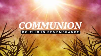 Bright Palm Sunday Communion