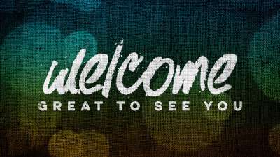 Burlap Colors Welcome