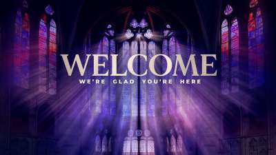 Cathedral Glass Welcome