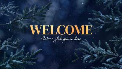Christmas Wintertide Welcome