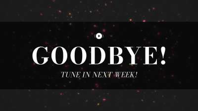 Glitterific New Year Exit Stream