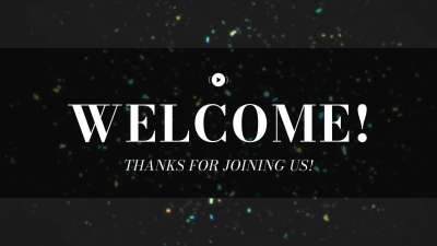 Glitterific New Year Welcome Stream