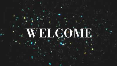 Glitterific New Year Welcome