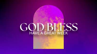 Gradient Arches God Bless