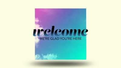 Gradient Clouds Welcome 01