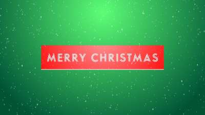 Gradient Snow Christmas