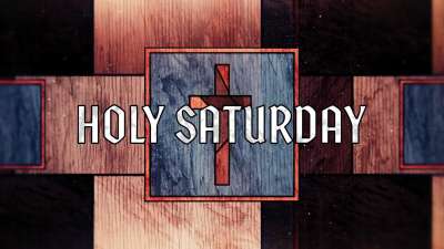 Holy Week Glass Holy Saturday