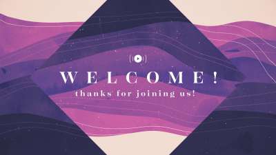 Holy Week Waves Welcome Stream