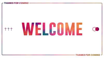 Hope Is Here Welcome