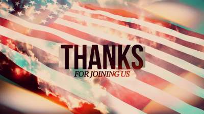 Independence Day Thanks For Joining Us