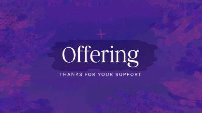 Lent Textures Offering