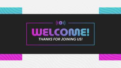 Line Art Welcome Stream