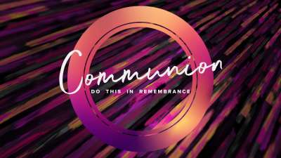 Maundy Thursday Color Brush Communion