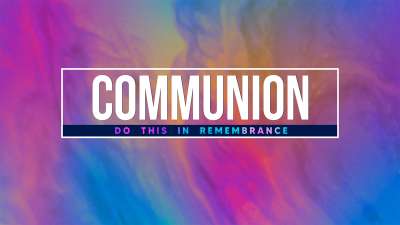 Maundy Thursday Paint Communion