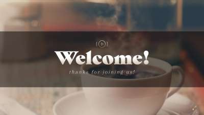 Morning Coffee Welcome Stream