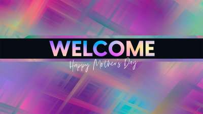 Mother's Day Tapestry Mother's Day Welcome