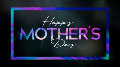 Mother's Day Colors Title Animated