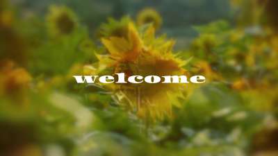 Muted Spring Welcome