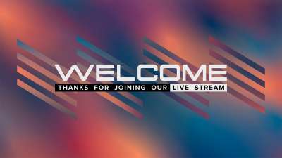 Neon Summer Stream Welcome