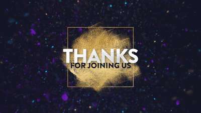 New Years Glitter Thanks for Joining