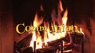 Nostalgic Fireplace Communion